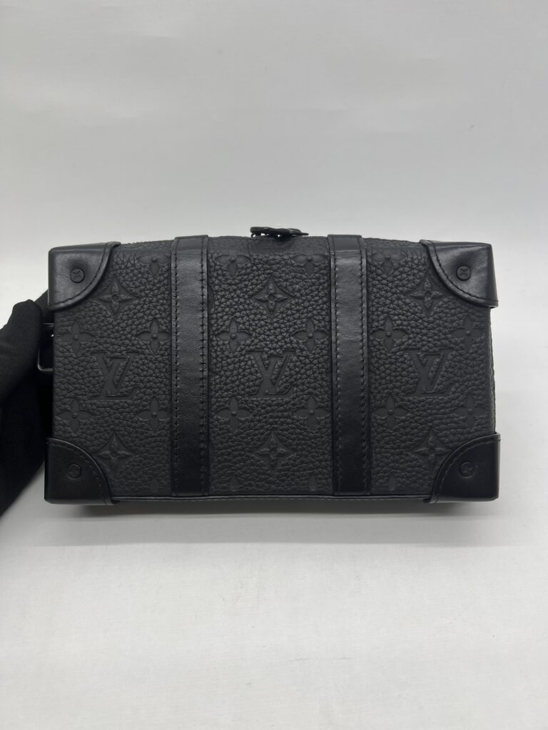 Louis Vuitton Soft Trunk Wallet Taurillon Monogram All Black