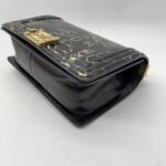Chanel Boy 25 Crocodile Embossed Black Graffiti Gold GHW