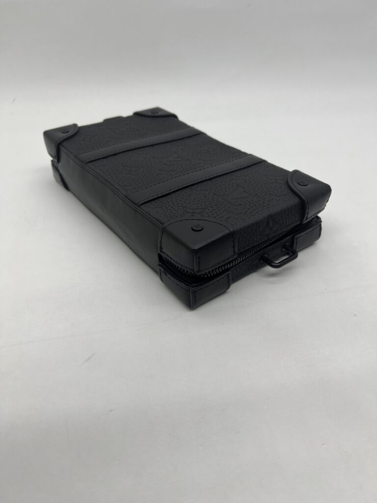 Louis Vuitton Soft Trunk Wallet Taurillon Monogram All Black