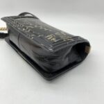 Chanel Boy 25 Crocodile Embossed Black Graffiti Gold GHW