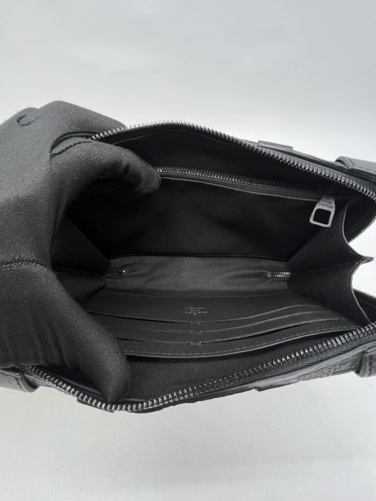 Louis Vuitton Soft Trunk Wallet Taurillon Monogram All Black