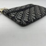 Dior Travel Kit Pouch Canvas Oblique Blue GHW