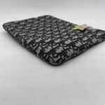 Dior Travel Kit Pouch Canvas Oblique Blue GHW