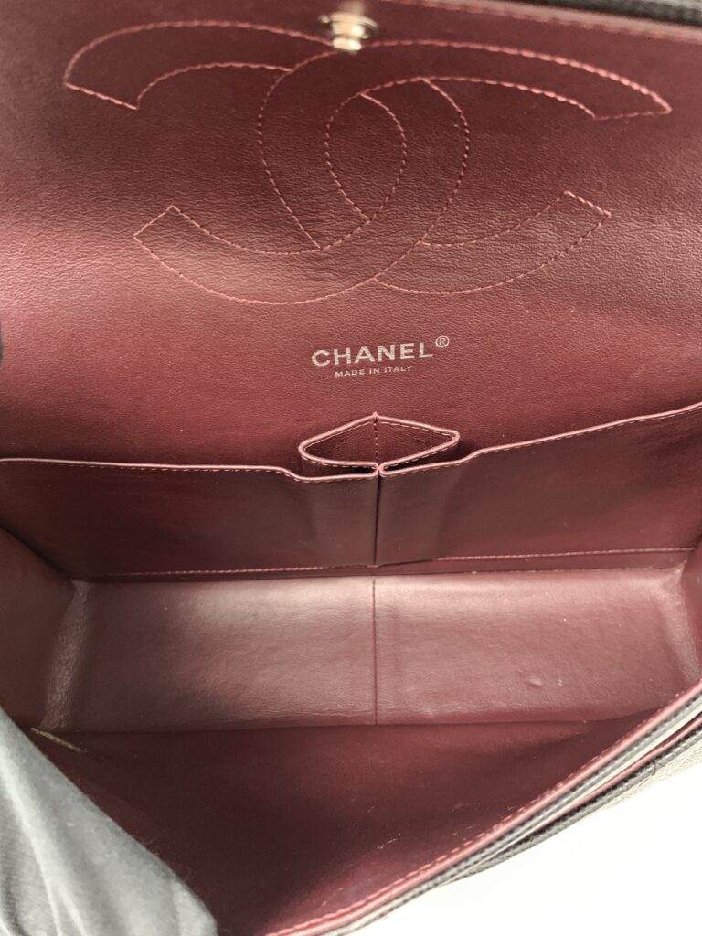 Chanel Jumbo Classic D Flap Caviar Black SHW