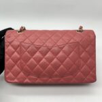 Chanel Classic Medium D Flap Caviar Pink GHW