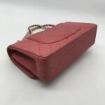 Chanel Classic Medium D Flap Caviar Pink GHW
