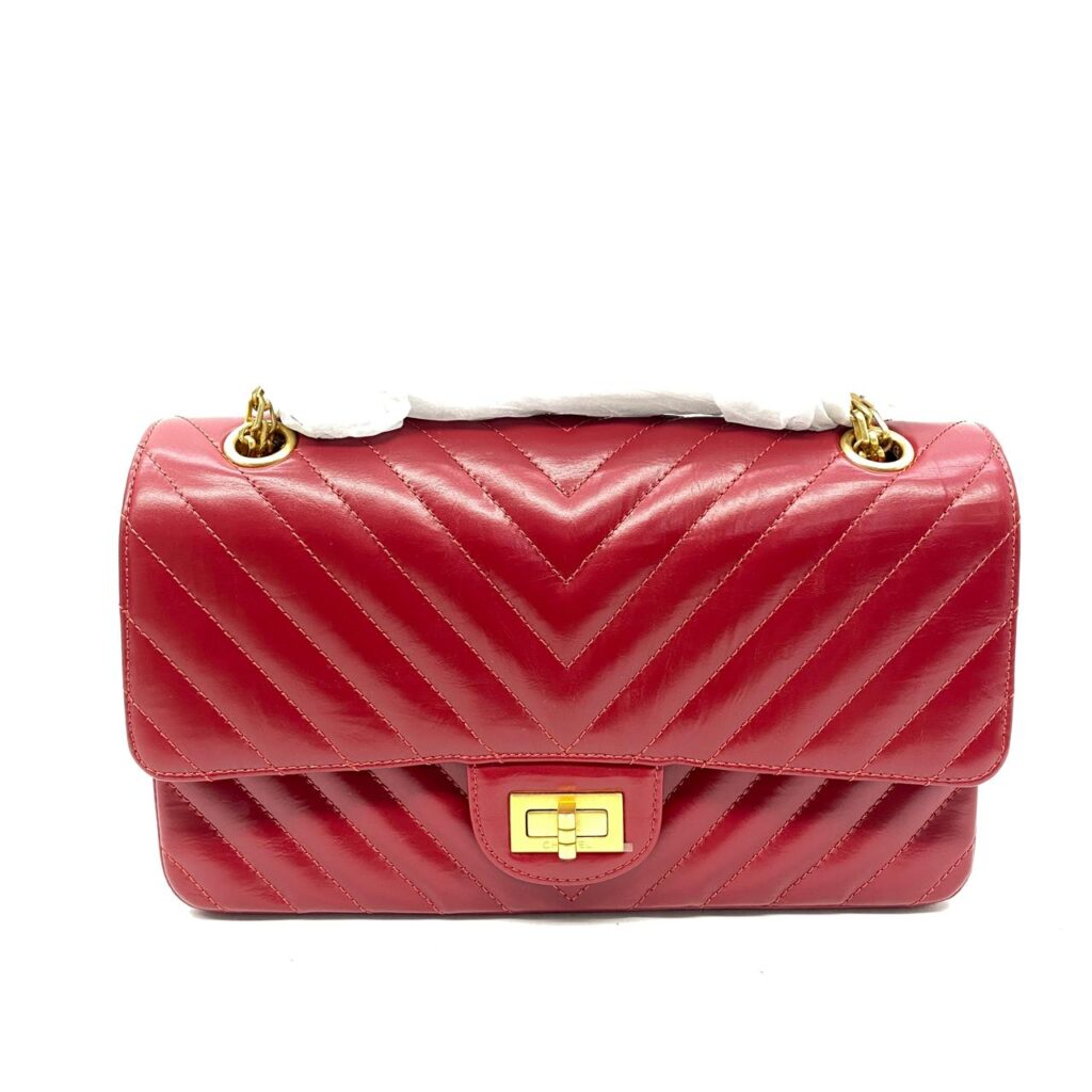 Chanel Reissue Aged Calfskin Red GHW