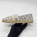Granville Espadrilles Canvas Grey Stone Oblique