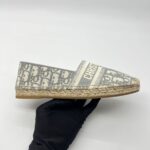 Granville Espadrilles Canvas Grey Stone Oblique