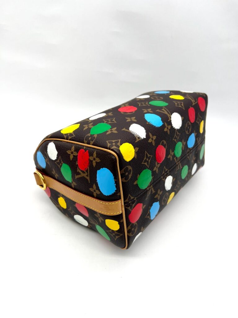 Speedy Bandou 25 Monogram Infinity Dots Yayoi Kusama