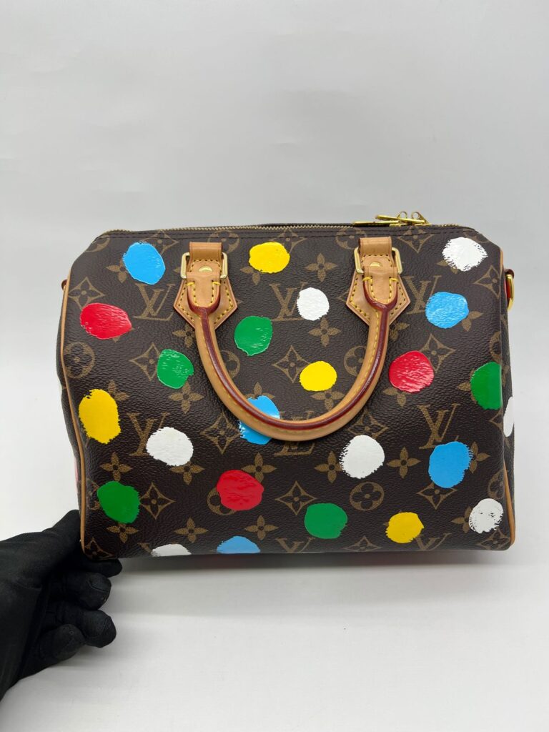 Speedy Bandou 25 Monogram Infinity Dots Yayoi Kusama