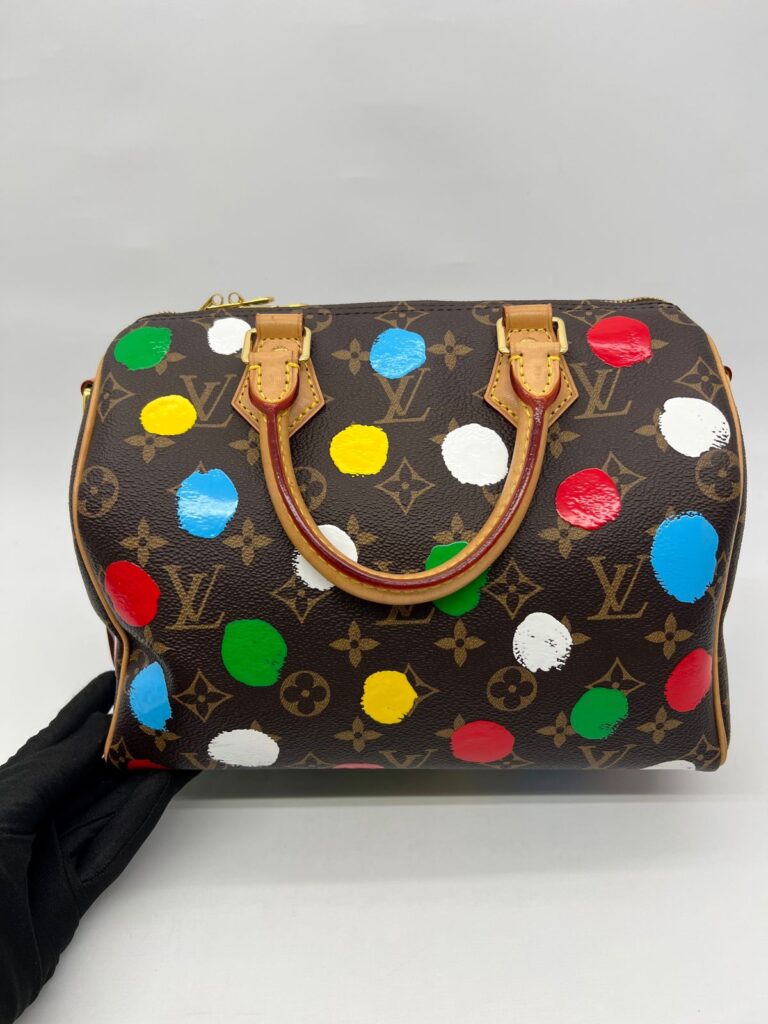 Speedy Bandou 25 Monogram Infinity Dots Yayoi Kusama