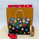 Speedy Bandou 25 Monogram Infinity Dots Yayoi Kusama