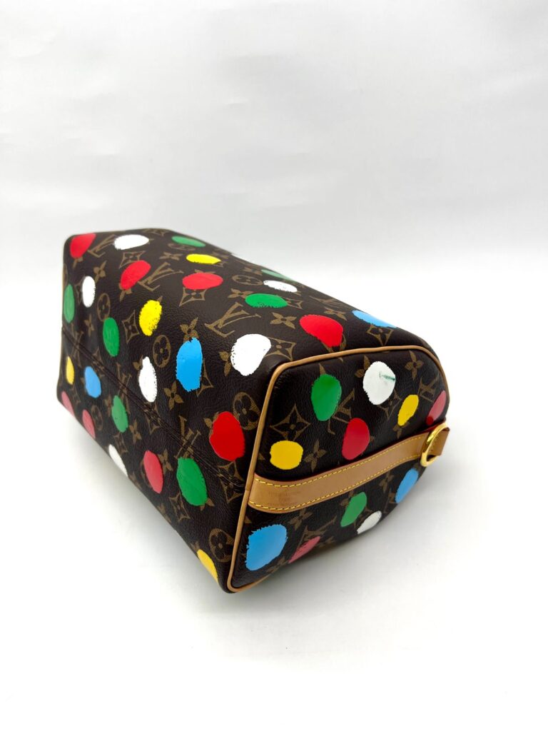 Speedy Bandou 25 Monogram Infinity Dots Yayoi Kusama