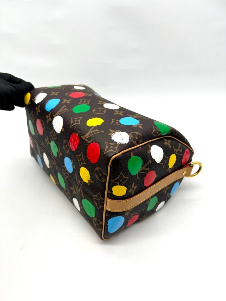 Speedy Bandou 25 Monogram Infinity Dots Yayoi Kusama