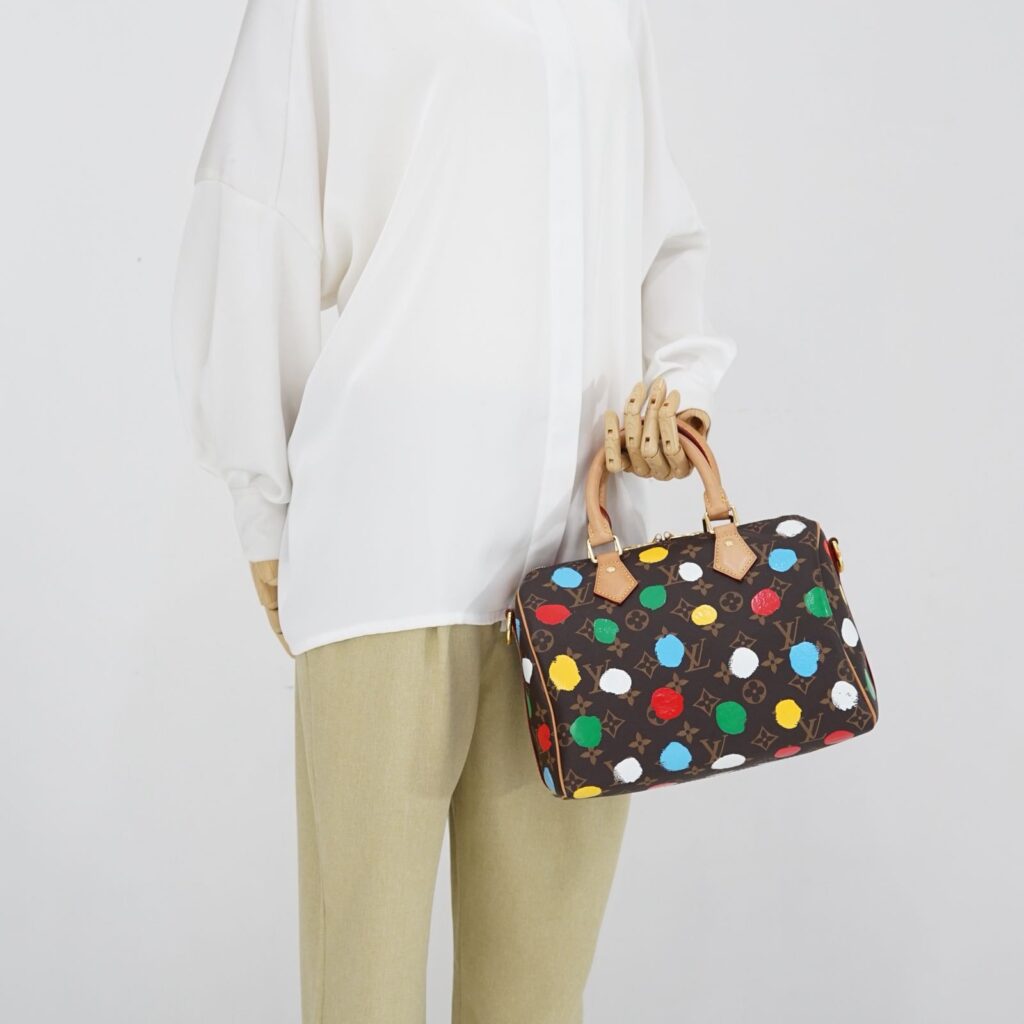 Speedy Bandou 25 Monogram Infinity Dots Yayoi Kusama