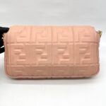 Baguette FF Embossed Baby Pink