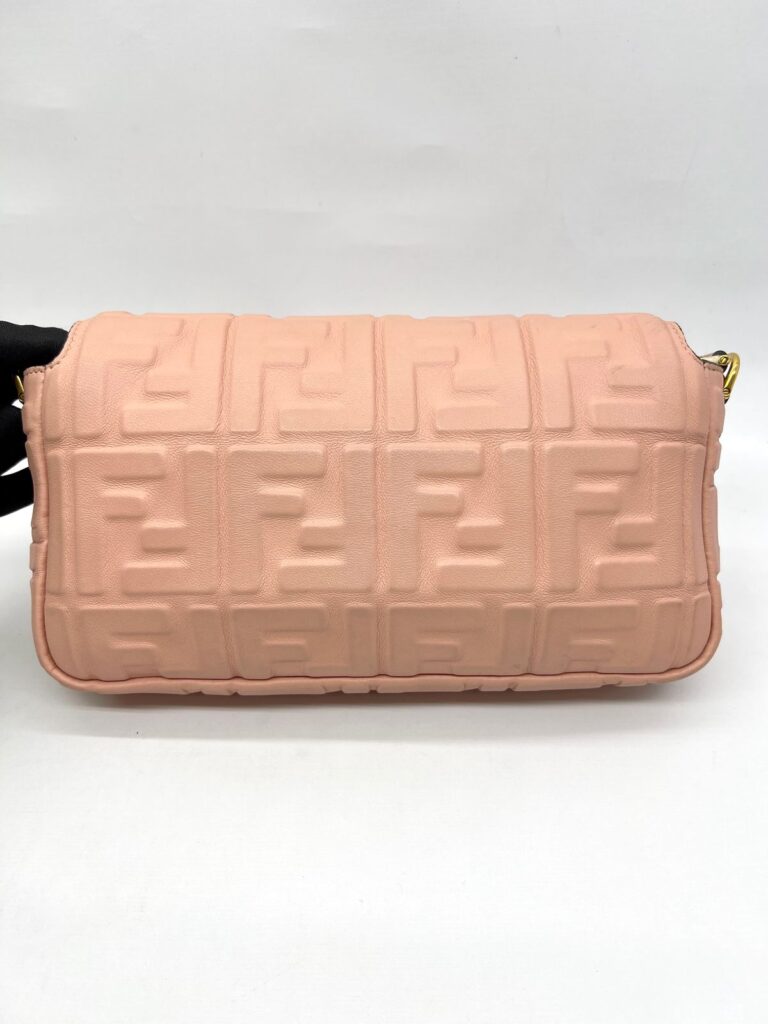 Baguette FF Embossed Baby Pink