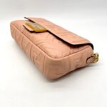 Baguette FF Embossed Baby Pink