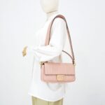 Baguette FF Embossed Baby Pink