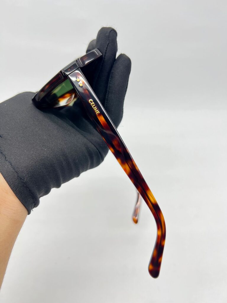 Geometric Sunglasses Brown Gradient