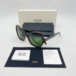 Geometric Sunglasses Brown Gradient