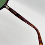 Geometric Sunglasses Brown Gradient