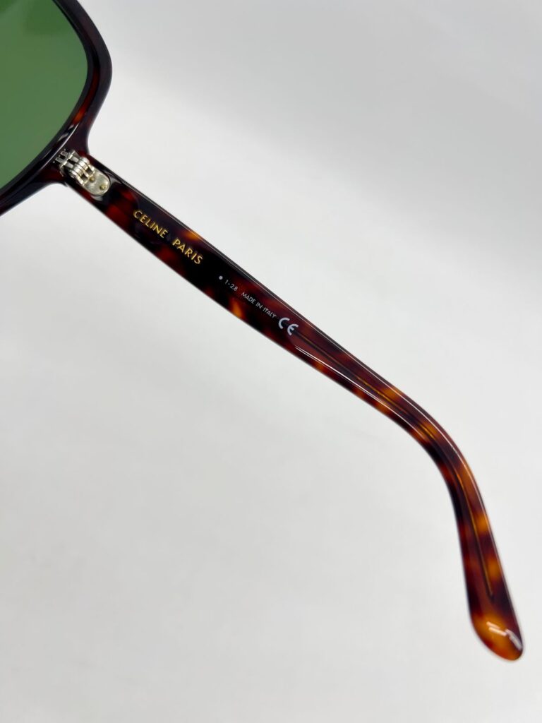 Geometric Sunglasses Brown Gradient