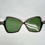 Geometric Sunglasses Brown Gradient