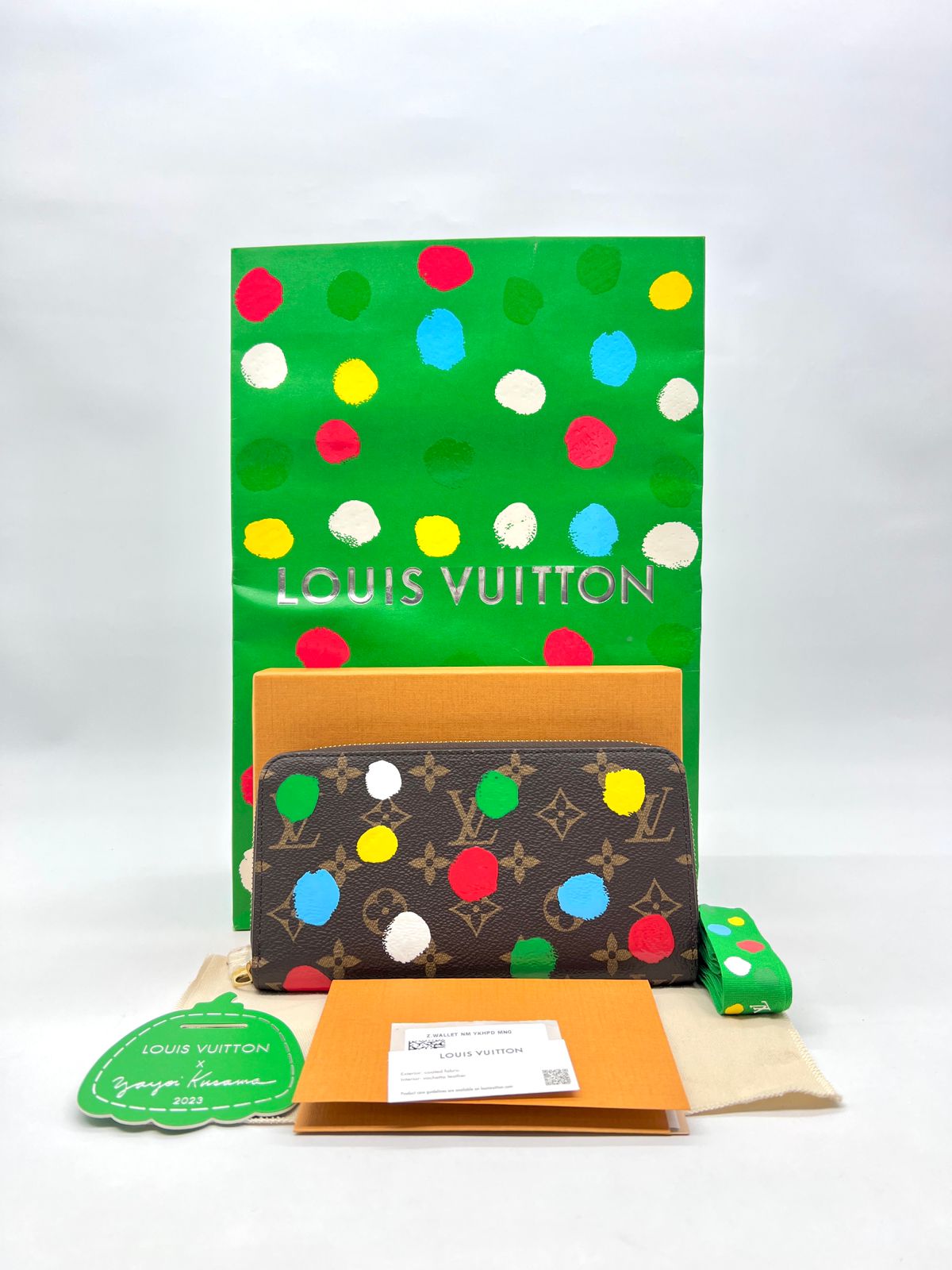 Zip Wallet Monogram Infinity Dots Yayoi Kusama