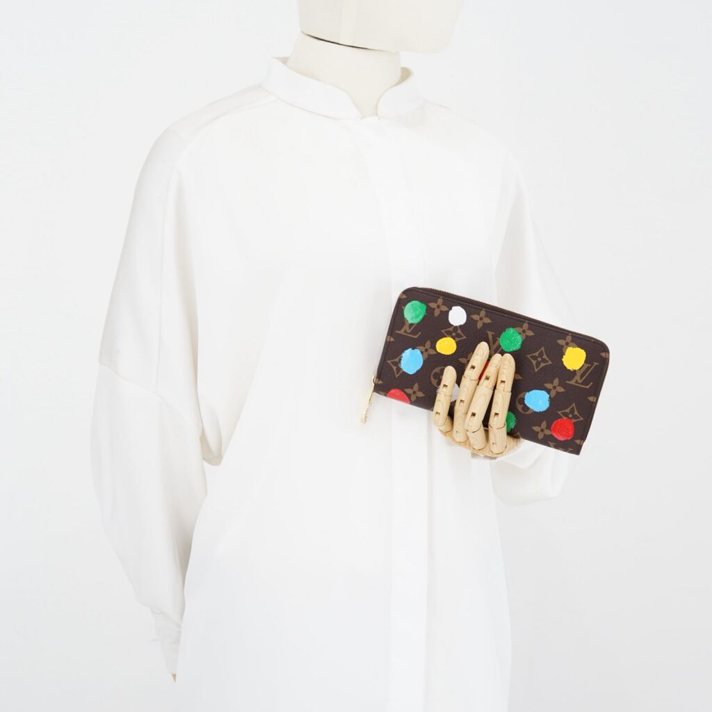 Zip Wallet Monogram Infinity Dots Yayoi Kusama
