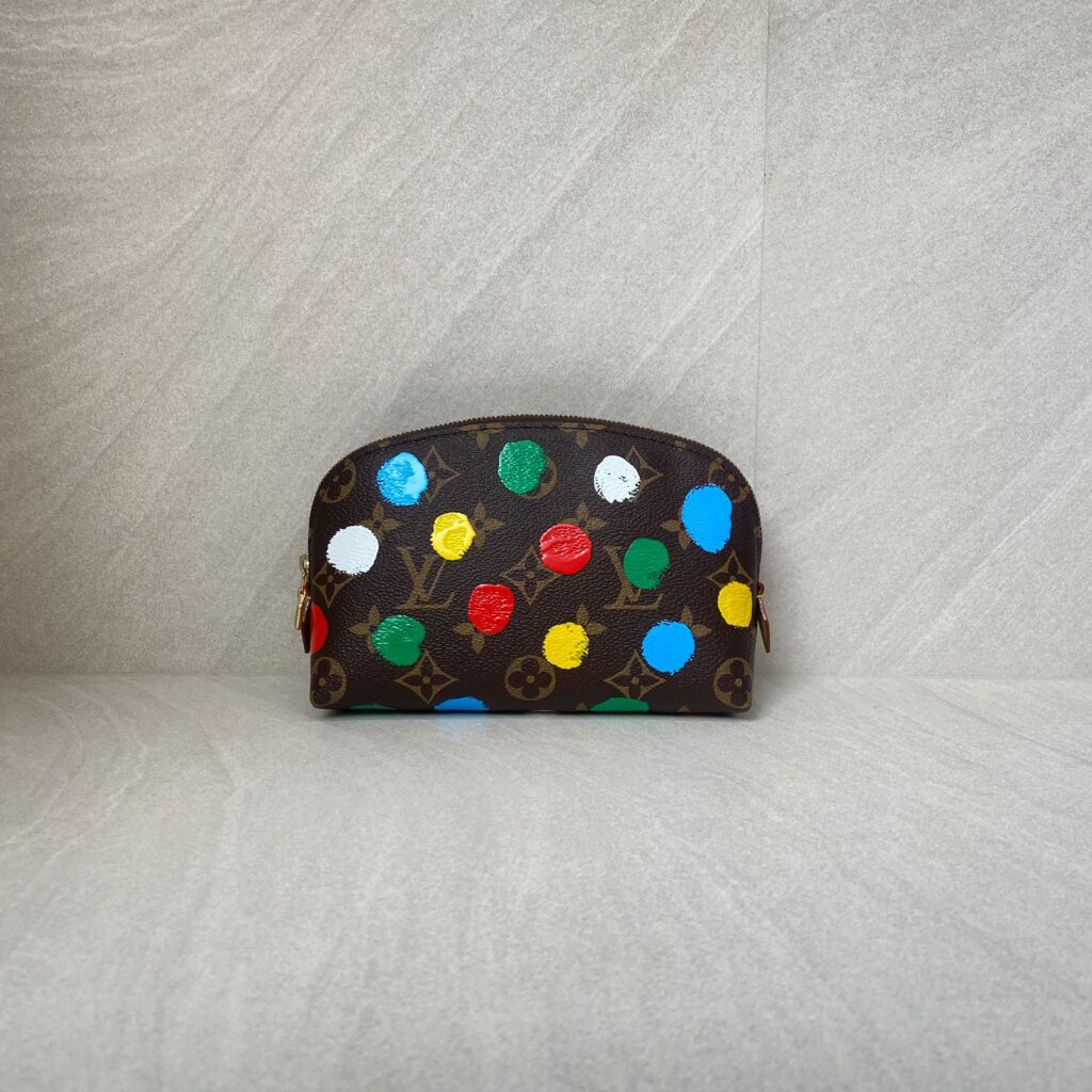 Cosmetic Pouch Monogram Infinity Dots Yayoi Kusama