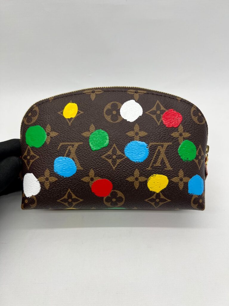 Cosmetic Pouch Monogram Infinity Dots Yayoi Kusama