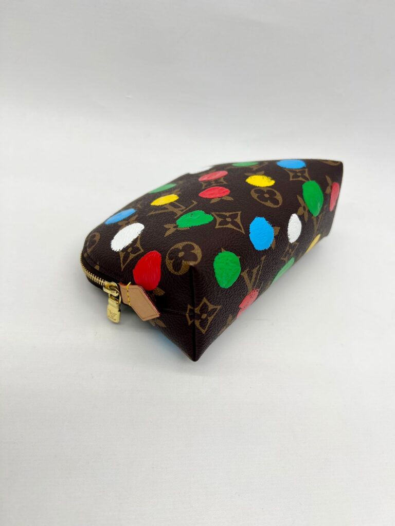 Cosmetic Pouch Monogram Infinity Dots Yayoi Kusama