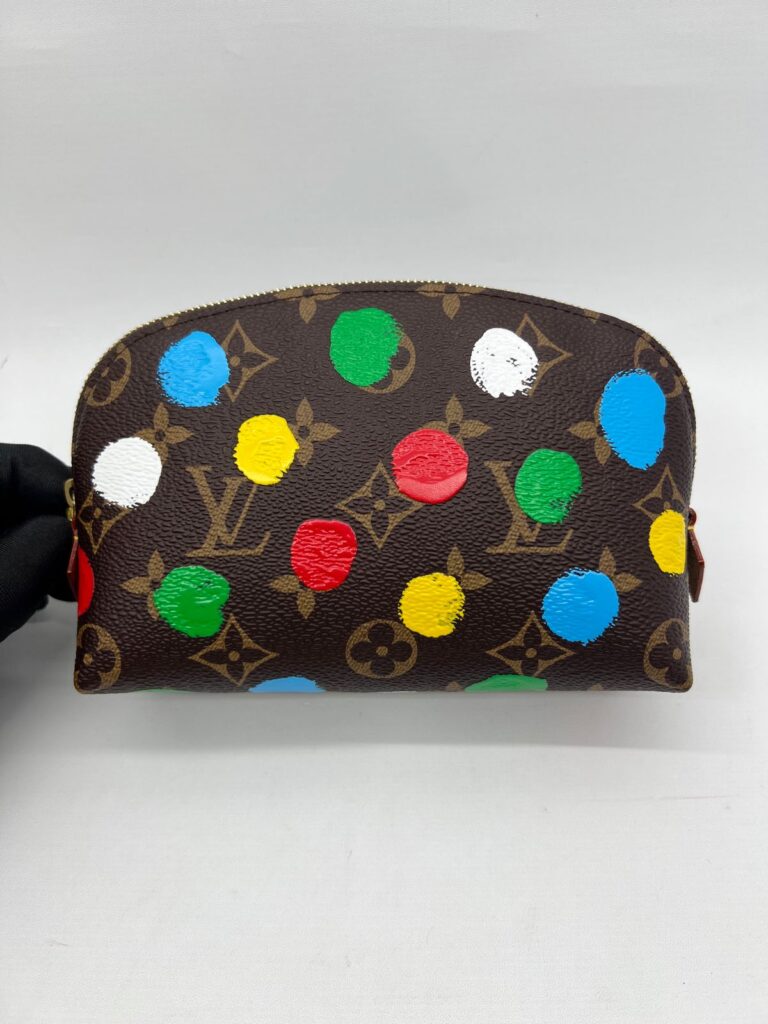 Cosmetic Pouch Monogram Infinity Dots Yayoi Kusama