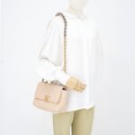 Chanel C19 Small Lambskin Nude GHW