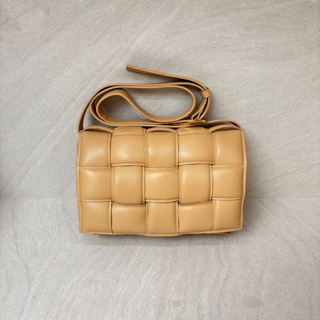 Bottega Veneta Padded Cassette Almond GHW