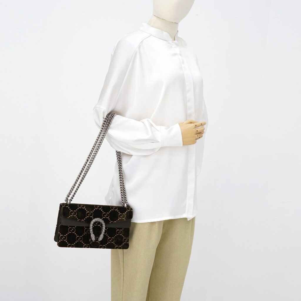 Gucci Dionysus Velvet Olive Green
