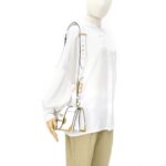 Prada Cahier City Calf Saffiano Bianco