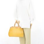 Louis Vuitton Brea MM Vernis Yellow GHW