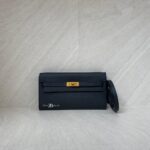 Hermes Kelly To Go Epsom Noir GHW