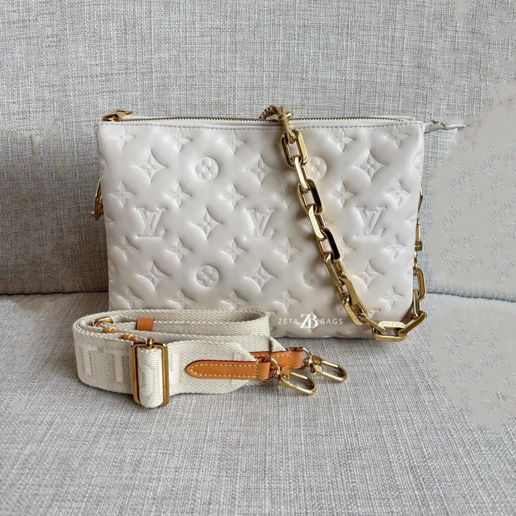 Louis Vuitton Coussin PM White GHW