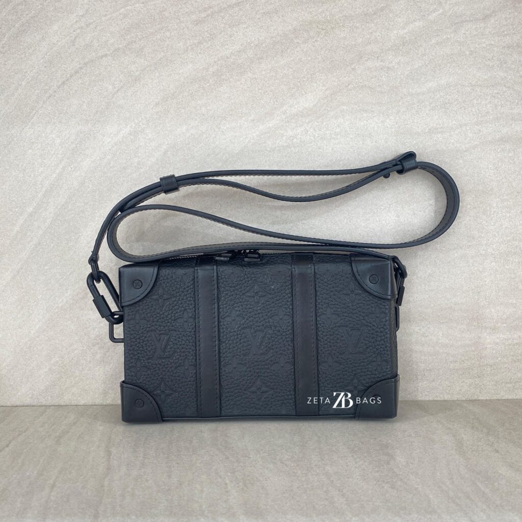 Louis Vuitton Soft Trunk Wallet Taurillon Monogram All Black
