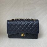 Chanel Jumbo Classic D Flap Caviar Black GHW
