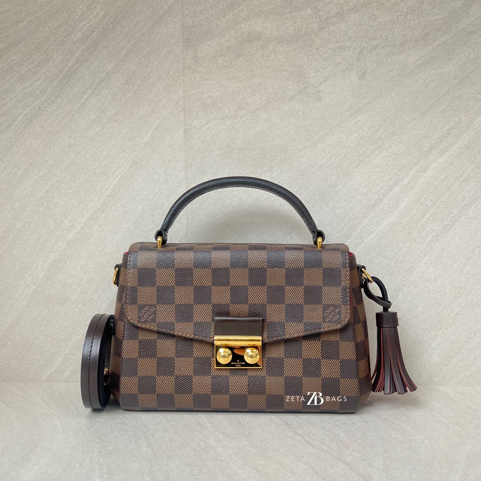 Louis Vuitton Croisette Damier Ebene GHW