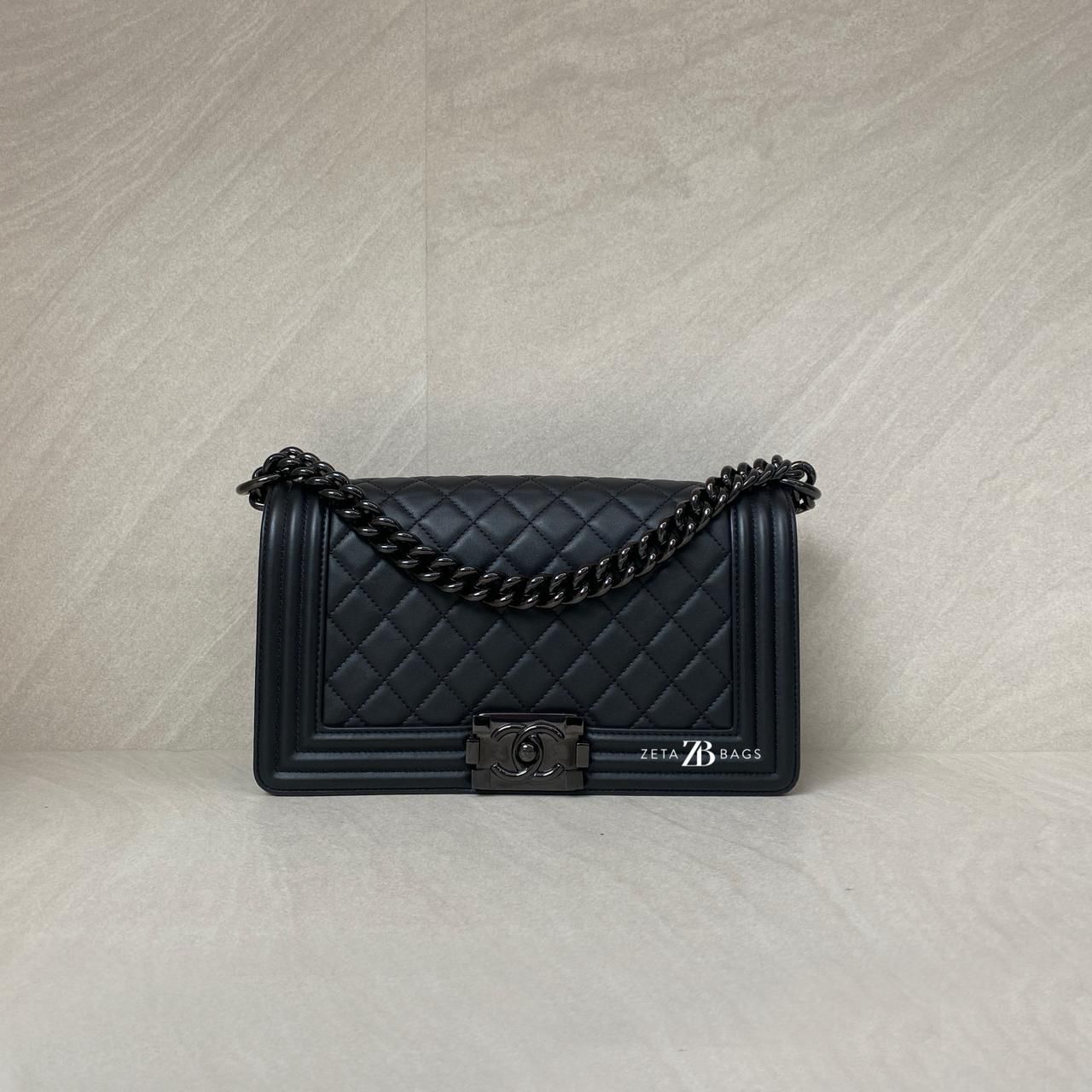 Chanel Boy 25 All Black