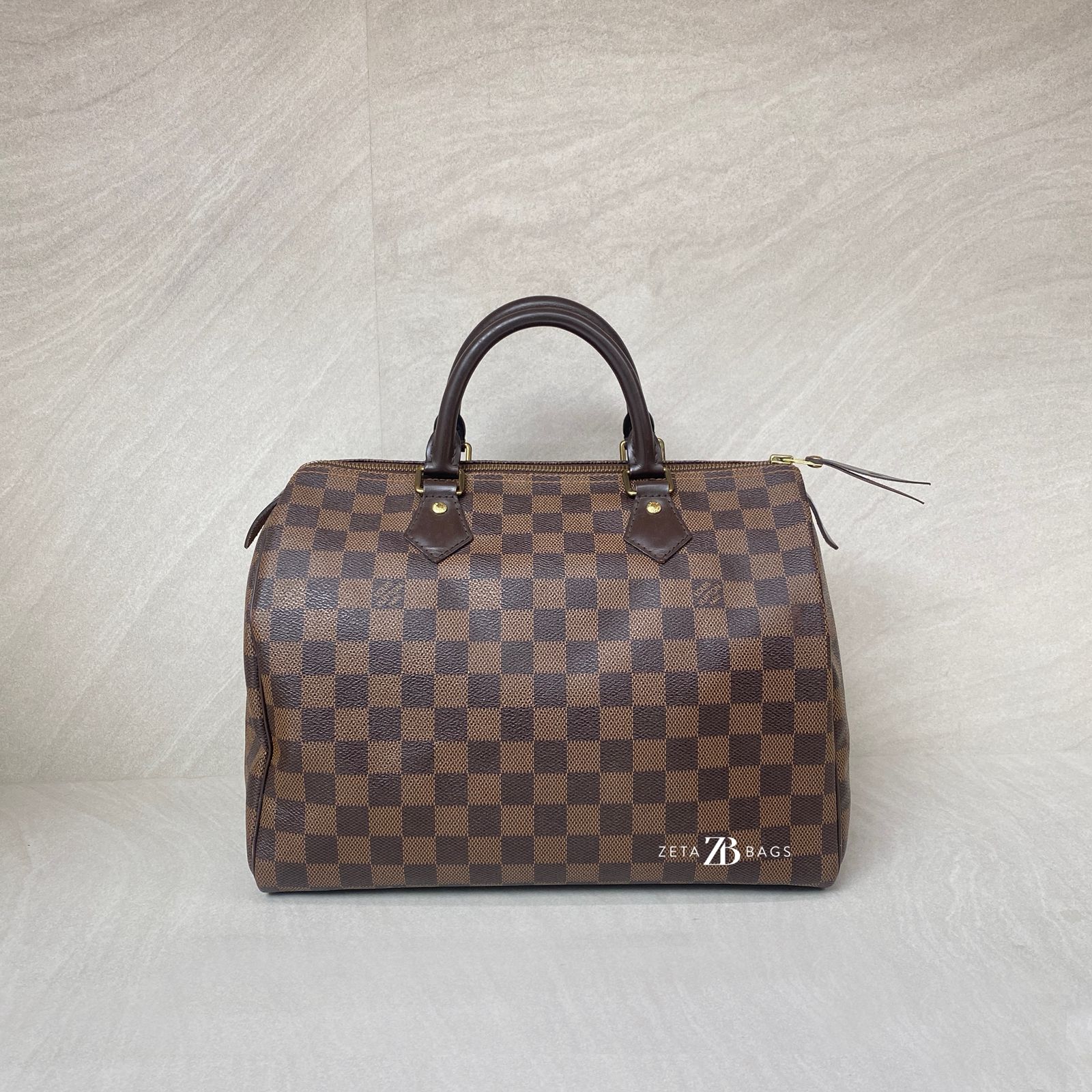 Louis Vuitton Speedy 30 Damier Ebene GHW