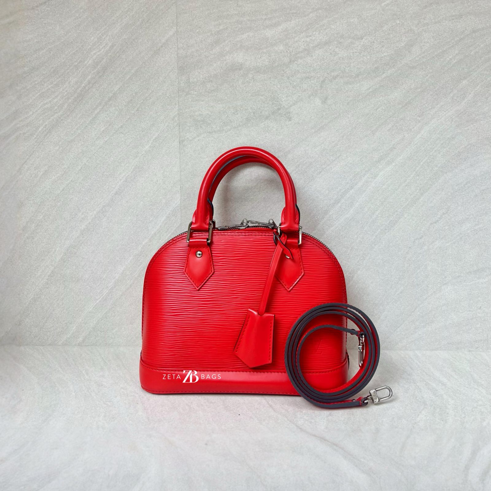 Louis Vuitton Alma BB Epi Red SHW