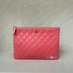 Chanel O Case Leather Pink SHW