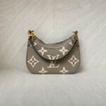 Louis Vuitton Bagatelle NM Monogram Empreinte Tourterelle Crème GHW